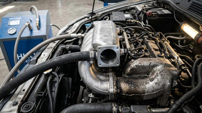 Descarbonización de motores en el taller de Vilagarcía de Arousa