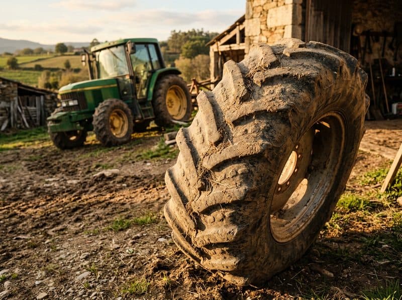 Montaje de neumáticos agrícolas para tractores en Vilagarcía